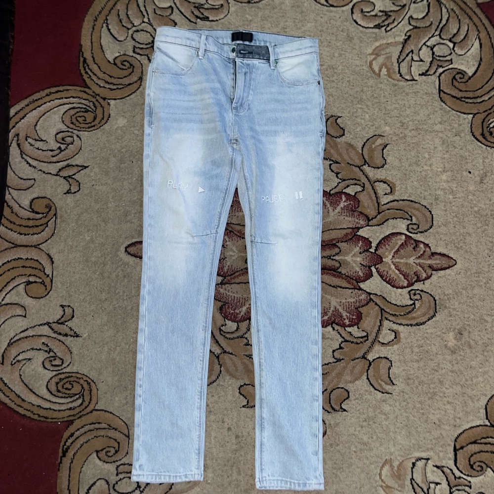 RtA Light Wash Men's Skinny Jeans